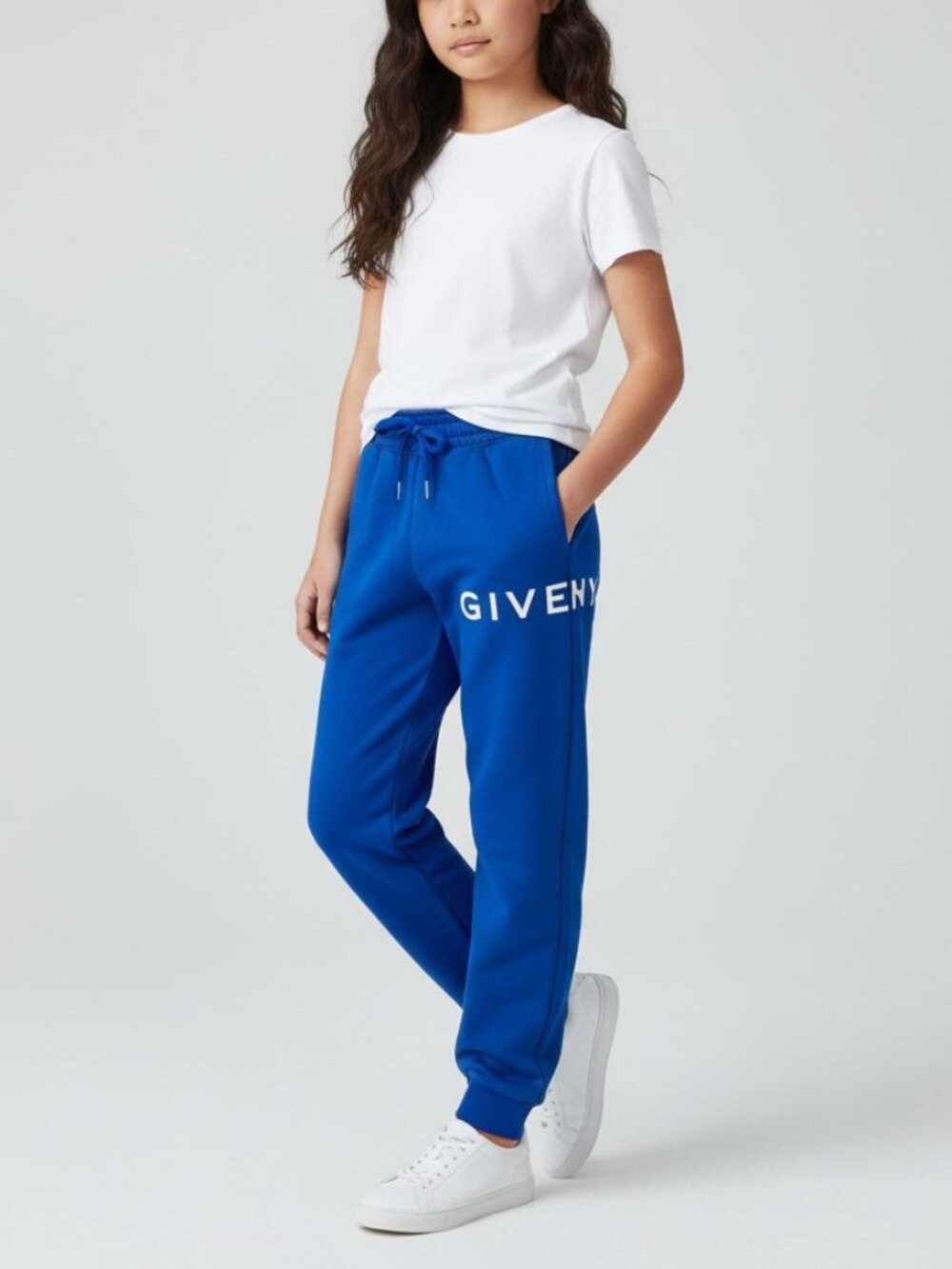 Givenchy Kids Logo Joggers | NWOT | 12Y | Royal Blue